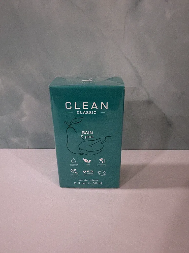 Clean Classic Rain & Pear Eau De Toilette 2 Fl Oz Vegan Cruelty-Free Fragrance