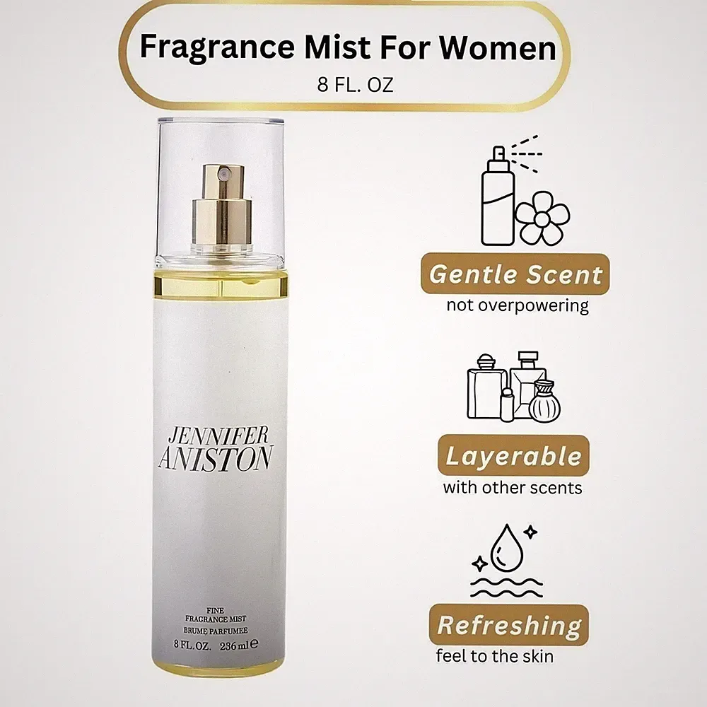 Jennifer Aniston Fine Fragrance Mist Perfume Spray for Women 8 Fl oz