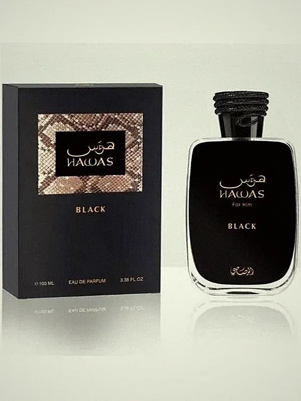 Rasasi Hawas Black 3.38oz EDP Men's Perfume Personal Surplus Unopened Unused NEW